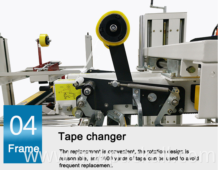 Wholesale Semi Automatic four side sealing packing corner taping machine case edge sealer